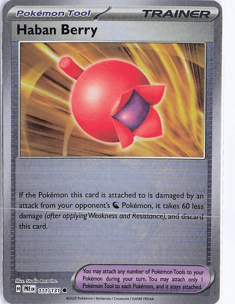 Haban Berry 111/131 (Pokeball)