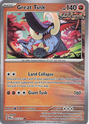 Great Tusk 055/131 (Masterball Holo)