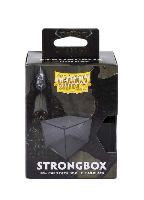 Dragon Shield - Clear Black 100+ Card Strongbox Deck Box