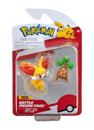 Pokemon - Fennekin & Bonsly Battle Figure