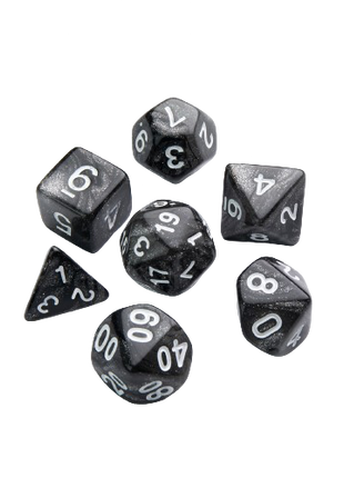 Gamegenic - Galaxy Series: Moon RPG Dice Set