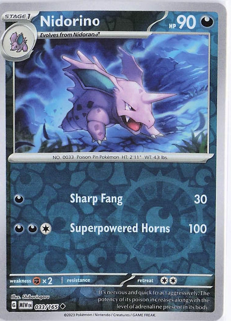 Nidorino 033/165 (RH)