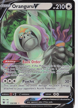 Oranguru V 133/189