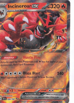 Incineroar ex 034/162