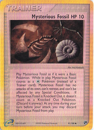 Mysterious Fossil HP 10 91/100 (RH)