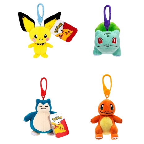 Pokemon - 3.5" Plush Bag Clip