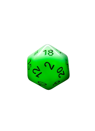 Gamegenic - Toxic Stones Glow Series RPG Dice Set