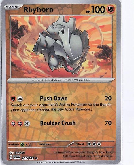 Rhyhorn 111/165 (RH)