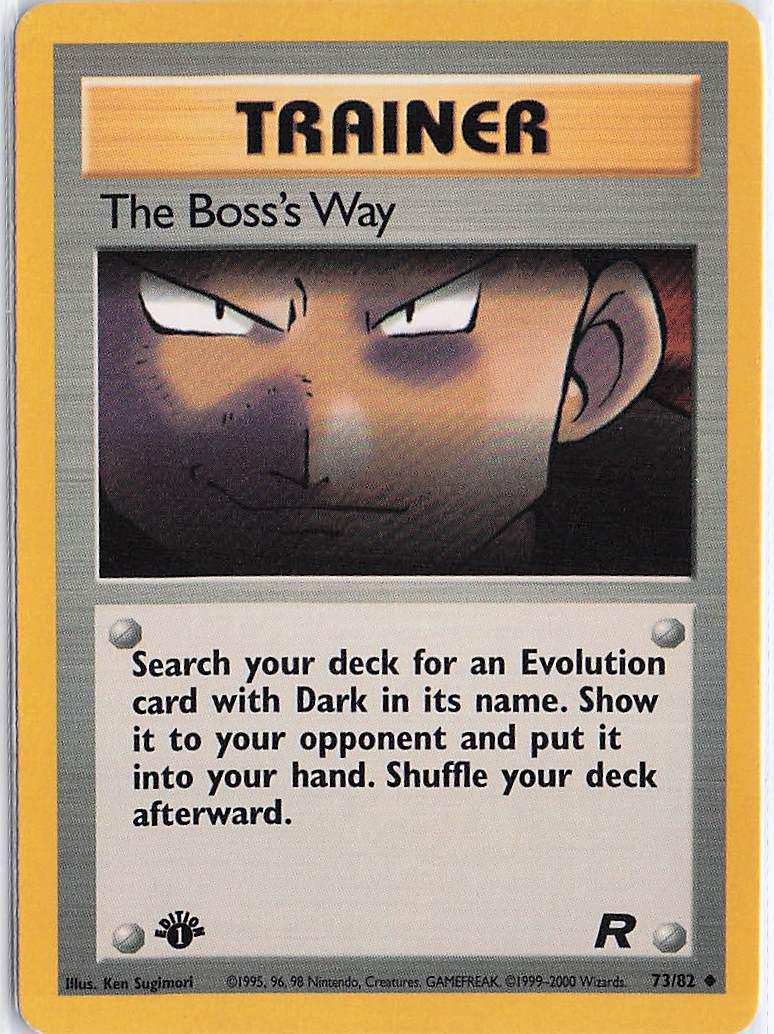 The Boss’s Way 73/82 (1st)