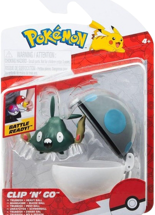 Pokemon -  Trubbish Clip 'N' Go Figure