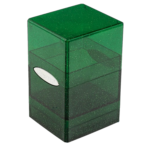 Ultra Pro - Glitter Green Satin Tower Deck Box