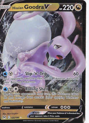 Hisuian Goodra V 135/196