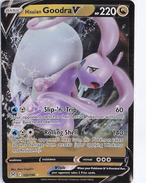Hisuian Goodra V 135/196