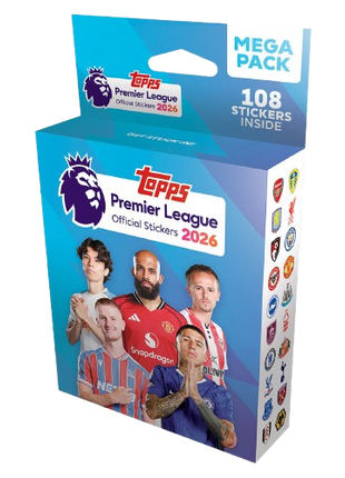 Topps - Premier League 2026 Official Stickers Mega Pack