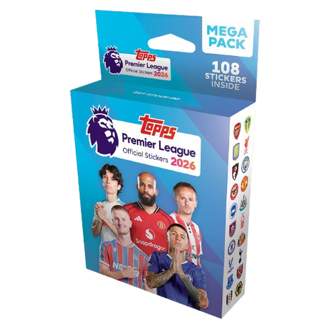 Topps - Premier League 2026 Official Stickers Mega Pack
