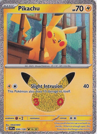 Pikachu 036/128 (H)
