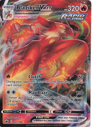 Blaziken VMAX 021/198