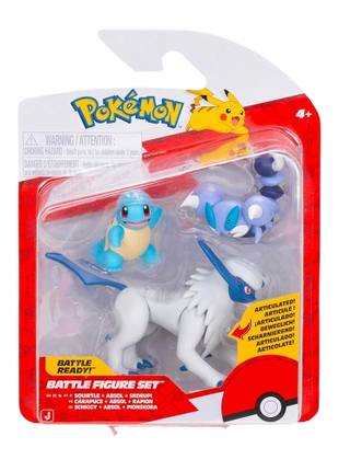Pokemon - Squirtle, Absol & Skorupi Battle Figure Set