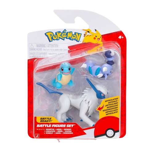 Pokemon - Squirtle, Absol & Skorupi Battle Figure Set