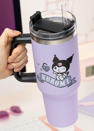 Sanrio - Kuromi 900ml Insulated Cup and Straw