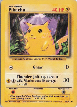 Pikachu 58/102