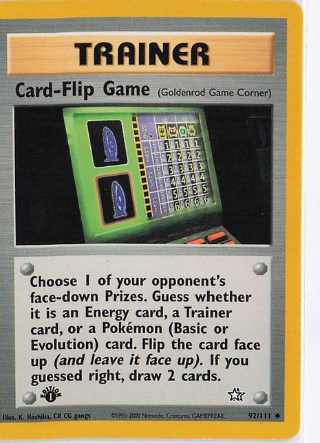 Card-Flip Game 92/111 (1st)