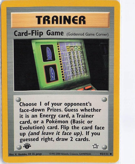 Card-Flip Game 92/111 (1st)