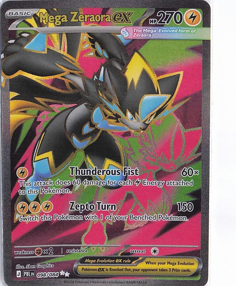 Mega Zeraora ex 098/084