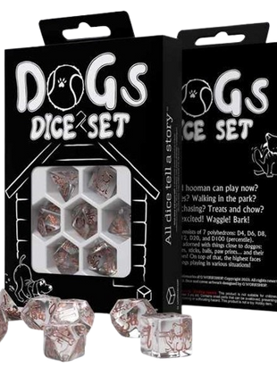 Dogs Dice Set - Bubbles