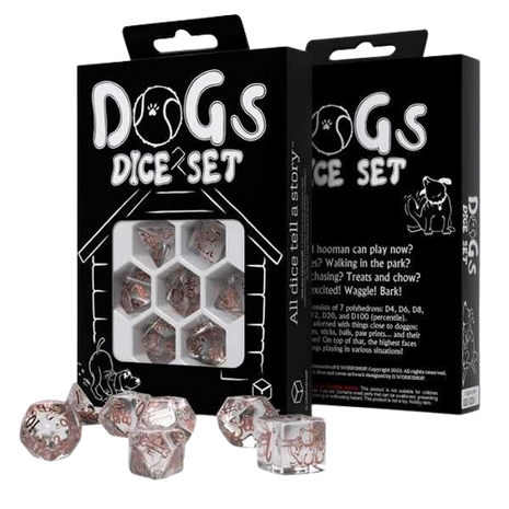 Dogs Dice Set - Bubbles