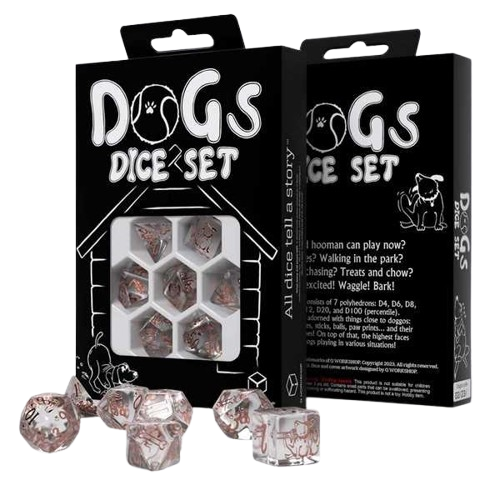 Dogs Dice Set - Bubbles
