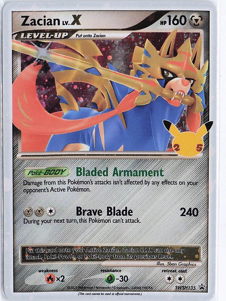 Zacian LV.X SWSH135