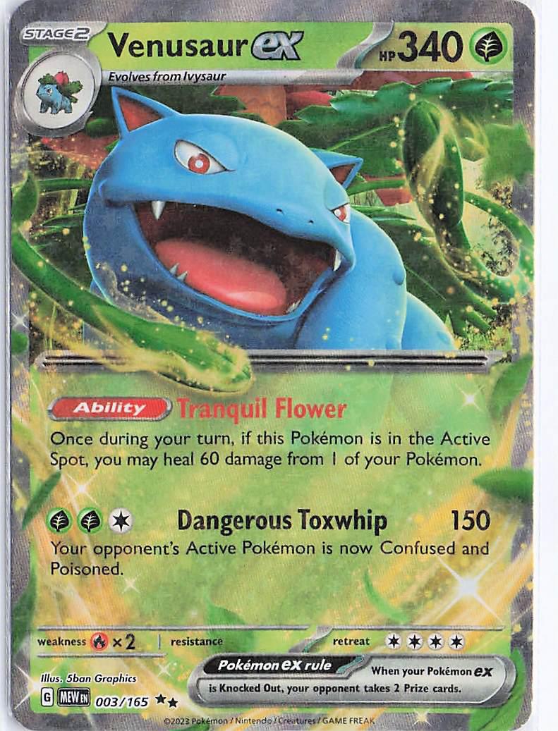 Venusaur ex 003/165