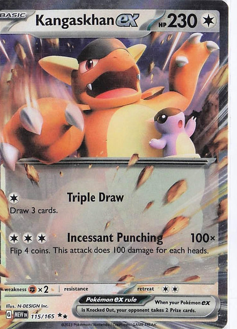 Kangaskhan ex 115/165