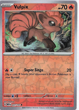Vulpix 037/165 (RH)