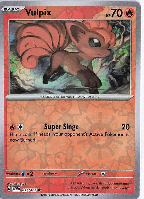 Vulpix 037/165 (RH)