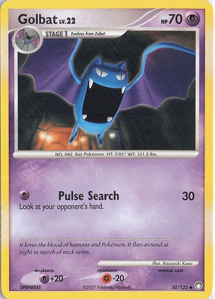 Golbat LV.22 50/123