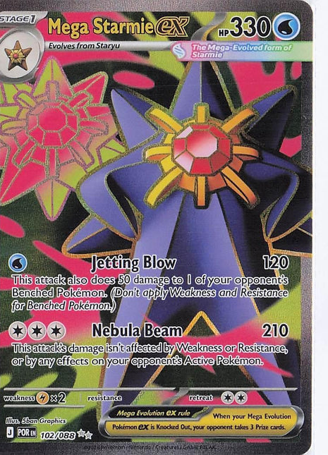 Mega Starmie ex 102/088