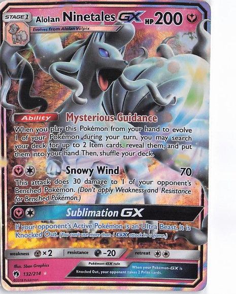 Alolan Ninetales GX 132/214