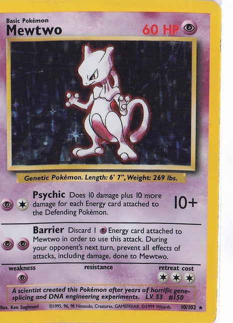 Mewtwo 10/102 (H)(D)