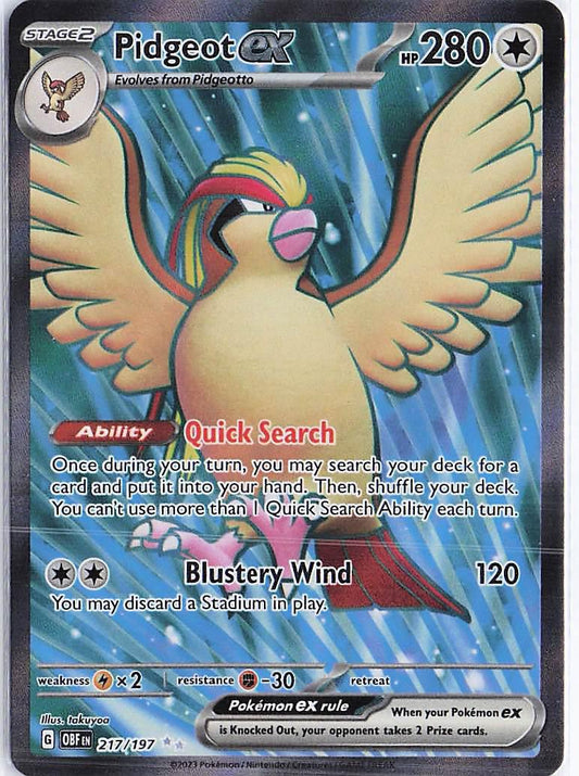 Pidgeot ex 217/197