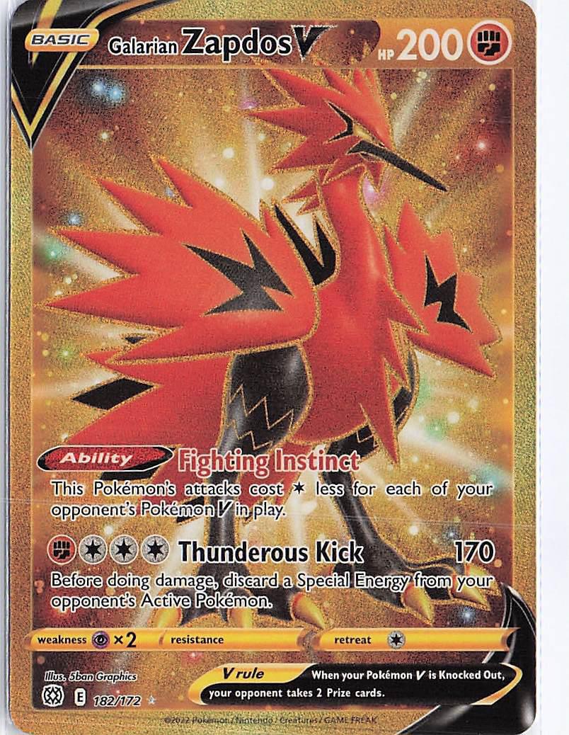 Galarian Zapdos V 182/172
