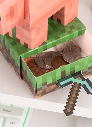 Minecraft - Build Your Own Pig Money Box Kit