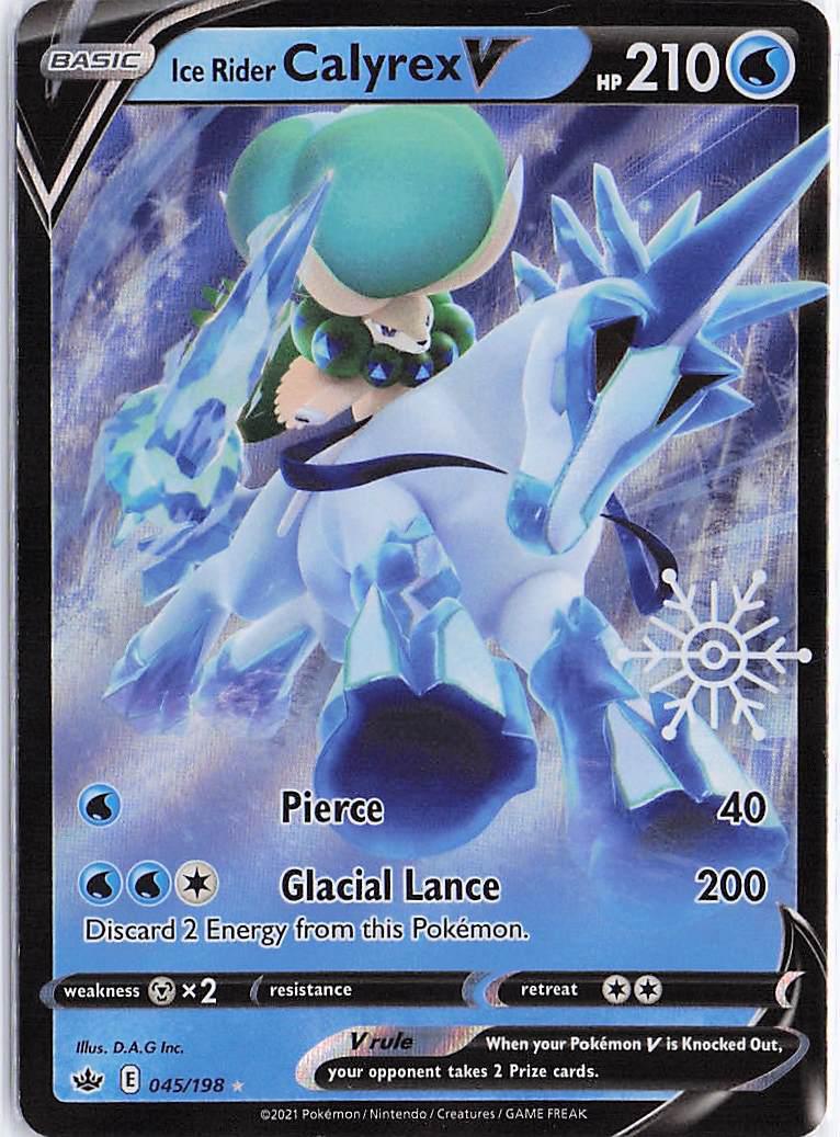 Ice Rider Calyrex V 045/198 (Snowflake)