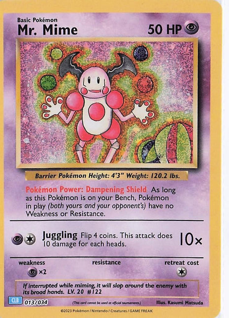 Mr. Mime CLB 013/034 (H)