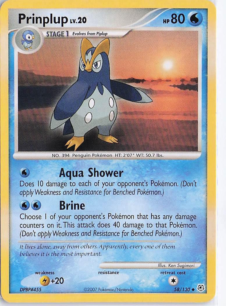 Prinplup LV.20 58/130