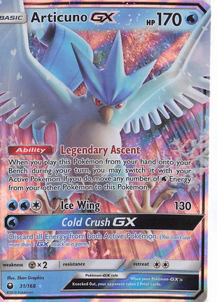 Articuno GX 31/168