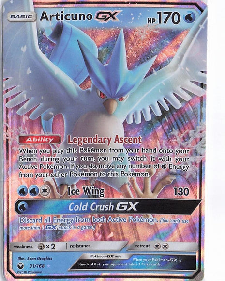 Articuno GX 31/168