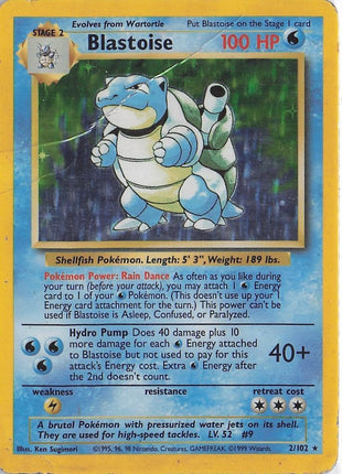 Blastoise 2/102 (H)(HD)