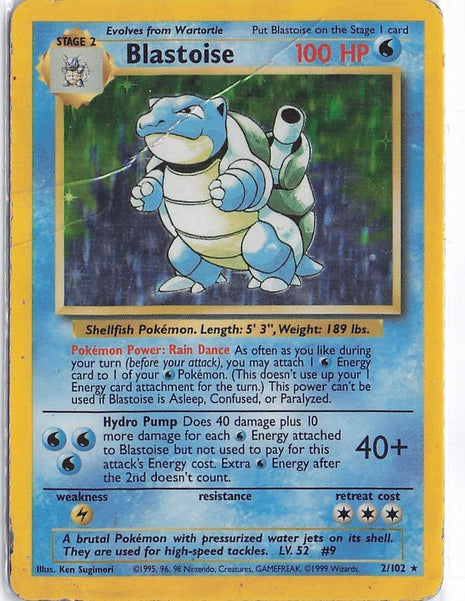 Blastoise 2/102 (H)(HD)